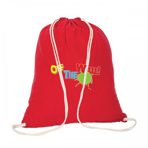 Custom Imprinted Cotton Drawstring Bags