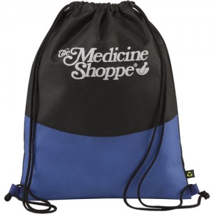 Customized PolyPro Non-Woven Cinch Drawstring Bags