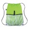 Custom Polyester Drawstring Sportspacks W/ Outside Mesh Pocket