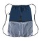 Custom Polyester Drawstring Sportspacks W/ Outside Mesh Pocket