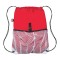 Custom Polyester Drawstring Sportspacks W/ Outside Mesh Pocket