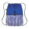 Custom Polyester Drawstring Sportspacks W/ Outside Mesh Pocket